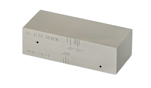 كتلة مرجعية الحساسية SC UT 0.905 "× 1.25" × 3" NDT عينة معايرة حساسية موجة القطع