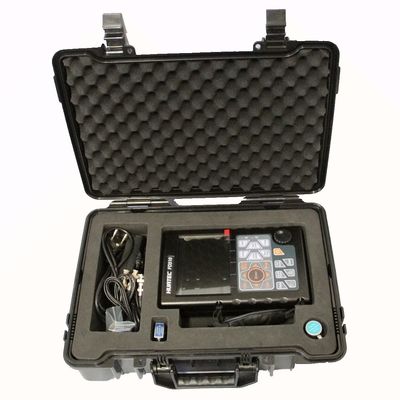 كاشف عيبات بالموجات فوق الصوتية الرقمية FD510 مع 0-110dB مكاسب 6000mm نطاق قياس ومحفظة المعدن الصلب