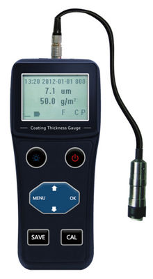 جهاز قياس سمك ووزن الطلاء المحمول TG-6101 مع مسبار F/N