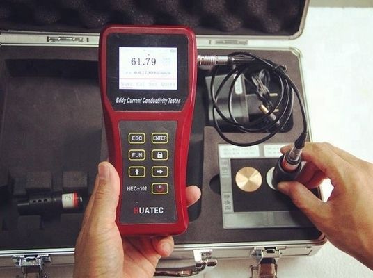 HEC-102 المعادن غير الحديدية المحمولة Eddy حاليا معدل نقاء التوصيل الكهربائي